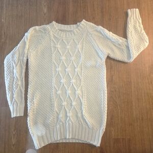 Vintage America Textured Cream Sweater